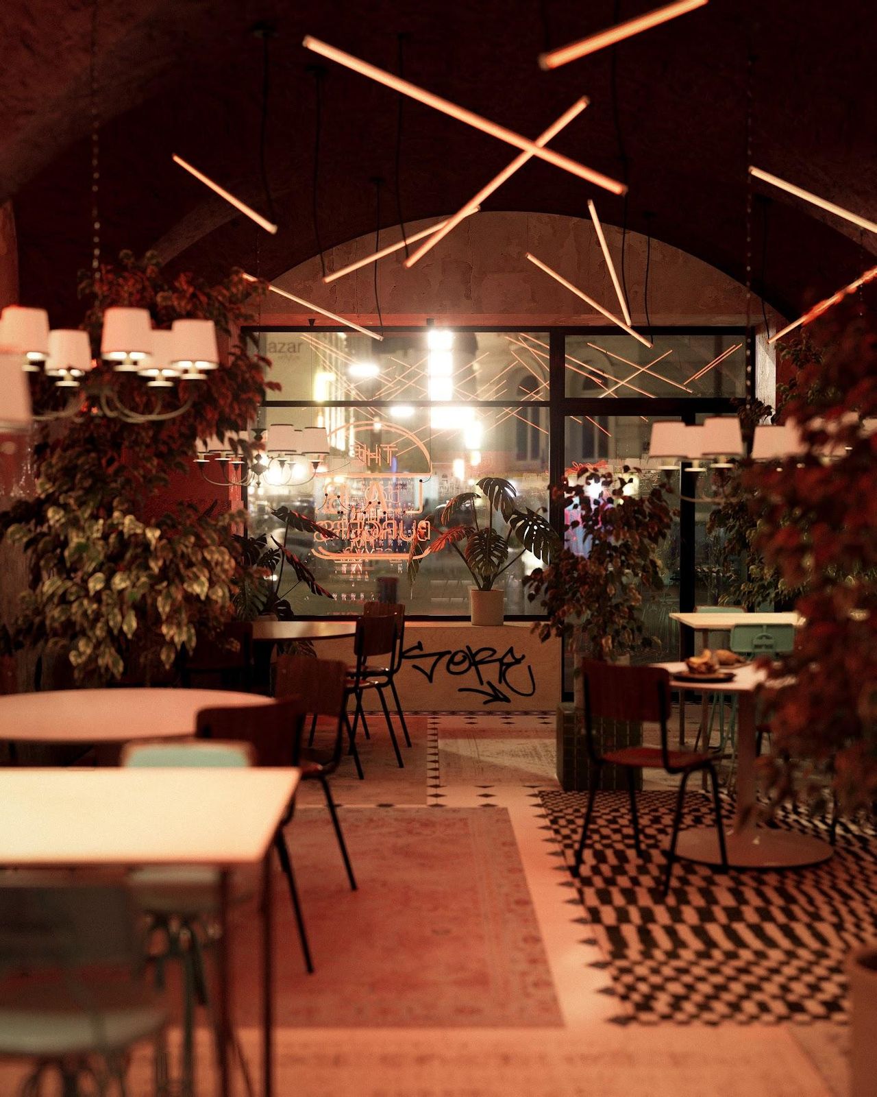 L.A.B. – Burger bar | interiér PORA – 3